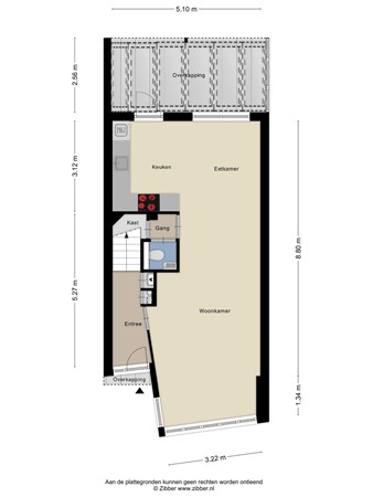 Floorplan - Reuverlaan 83, 5035 AB Tilburg