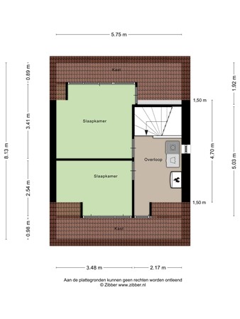 Floorplan - Oude Goirleseweg 134, 5025 SC Tilburg