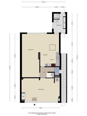 Floorplan - Molenstraat 72, 5014 NE Tilburg