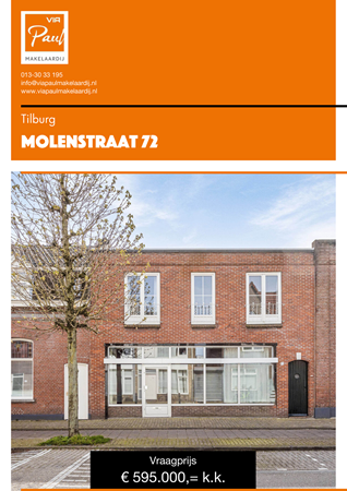 Brochure preview - Molenstraat 72 Tilburg