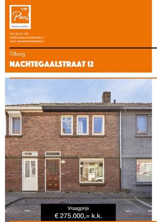 Brochure preview - Nachtegalstraat 12 Tilburg