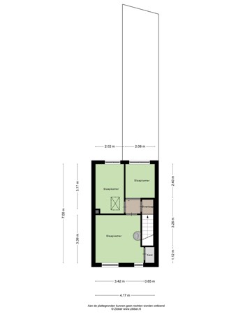 Floorplan - Jeroen Boschstraat 14, 5025 NV Tilburg