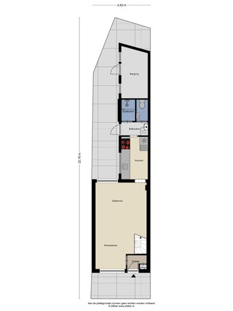 Floorplan - Jeroen Boschstraat 14, 5025 NV Tilburg