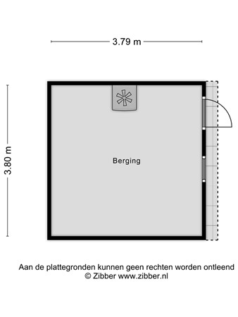 Floorplan - Balistraat 8, 5014 BH Tilburg