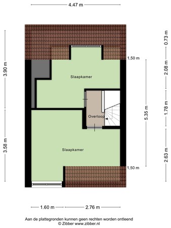 Floorplan - Hart van Brabantlaan 147, 5038 LB Tilburg