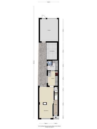 Floorplan - Hart van Brabantlaan 147, 5038 LB Tilburg