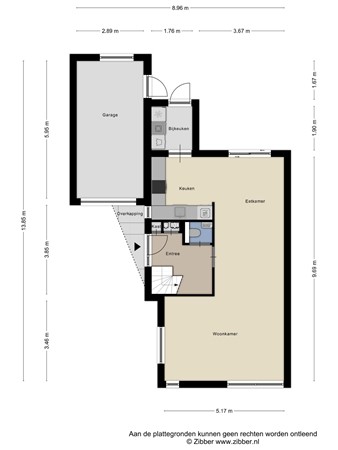 Floorplan - Sas van Gentstraat 41, 5035 GL Tilburg