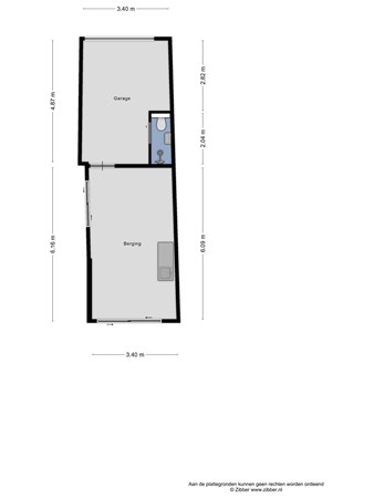 Floorplan - Elzenstraat 29, 5038 HC Tilburg