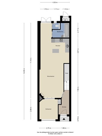 Floorplan - Sint Sebastiaanstraat 32, 5017 AW Tilburg
