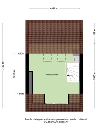 Floorplan - Sint Sebastiaanstraat 32, 5017 AW Tilburg