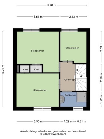 Floorplan - Abdij Van Egmondstraat 37, 5037 CR Tilburg