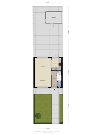 Floorplan - Abdij Van Egmondstraat 37, 5037 CR Tilburg