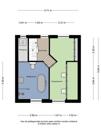 Floorplan - Lovensestraat 60, 5014 DS Tilburg