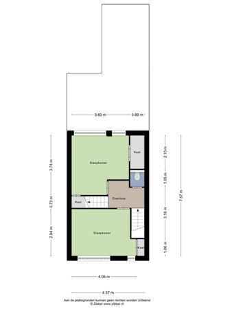 Floorplan - Ridderstraat 9, 5021 DS Tilburg