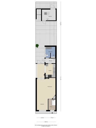 Floorplan - Ridderstraat 9, 5021 DS Tilburg