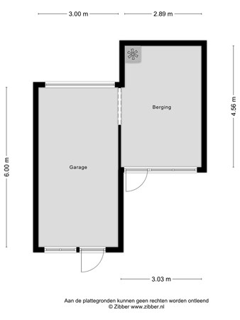 Floorplan - Boerhaavestraat 72, 5017 HE Tilburg