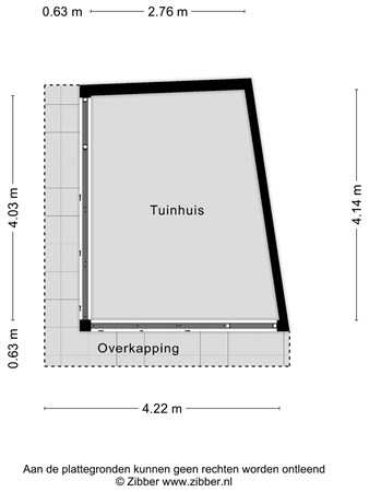 Floorplan - Heuvelstraat 28, 5131 AP Alphen