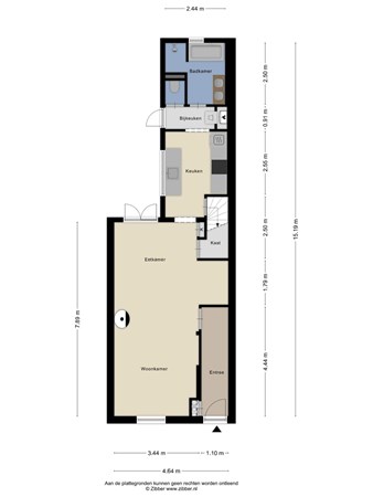 Floorplan - Korvelseweg 162, 5025 JL Tilburg