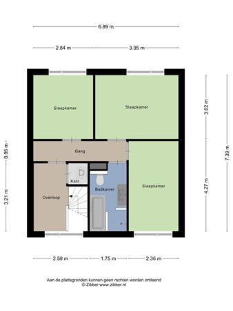 Floorplan - Rector Coppenserf 24, 5046 AX Tilburg