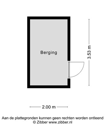 Floorplan - Rector Coppenserf 24, 5046 AX Tilburg