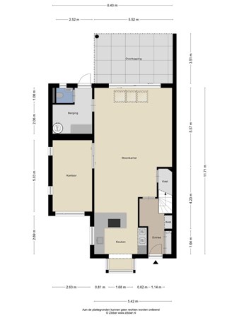 Floorplan - Pastoor Jilesenstraat 10, 5089 PM Haghorst