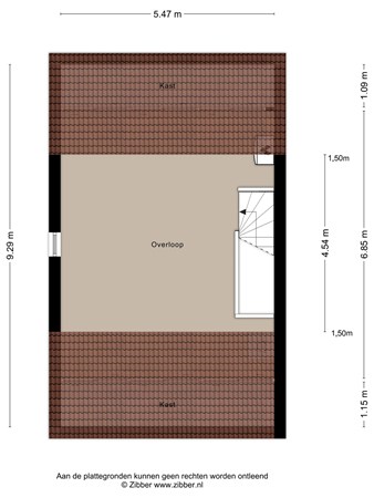 Floorplan - Pastoor Jilesenstraat 10, 5089 PM Haghorst