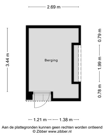 Floorplan - Pastoor Jilesenstraat 10, 5089 PM Haghorst