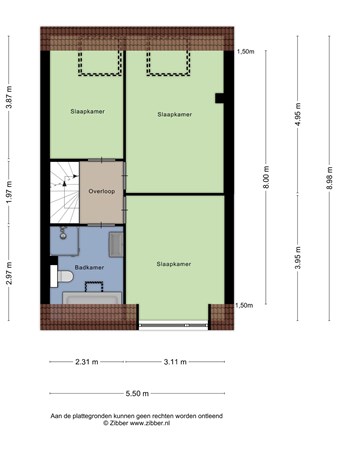 Floorplan - Pasteurstraat 6, 5017 KL Tilburg