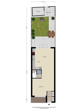 Floorplan - Lichtenvoordestraat 20, 5045 XV Tilburg