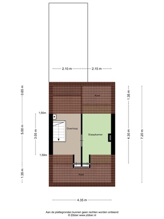 Floorplan - Valkenierstraat 9, 5021 DD Tilburg