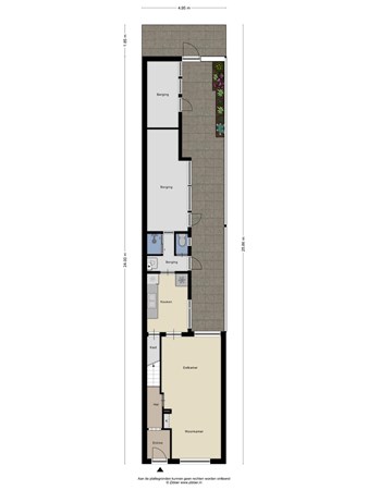 Floorplan - Valkenierstraat 9, 5021 DD Tilburg