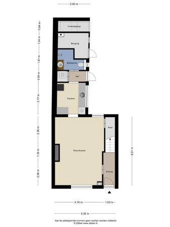 Floorplan - Roggestraat 5, 5038 RA Tilburg