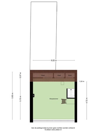 Floorplan - Roggestraat 5, 5038 RA Tilburg