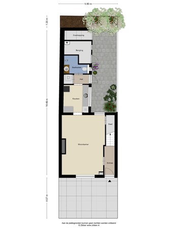 Floorplan - Roggestraat 5, 5038 RA Tilburg