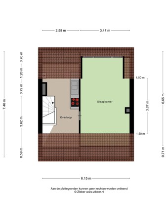 Floorplan - Hoevenseweg 92b, 5017 AG Tilburg