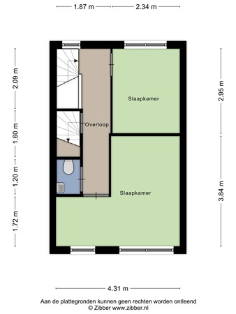 Floorplan - Bisschop Masiusstraat 11, 5014 PA Tilburg