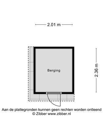 Floorplan - Bisschop Masiusstraat 11, 5014 PA Tilburg