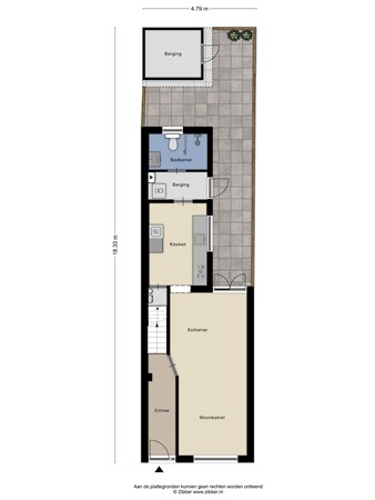 Floorplan - Bisschop Masiusstraat 11, 5014 PA Tilburg