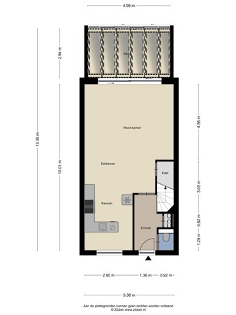 Floorplan - Henk Timmerhof 2, 5026 CD Tilburg