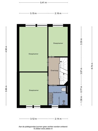 Floorplan - Henk Timmerhof 2, 5026 CD Tilburg