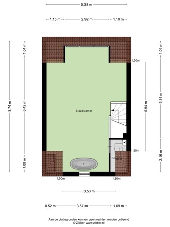 Floorplan - Henk Timmerhof 2, 5026 CD Tilburg