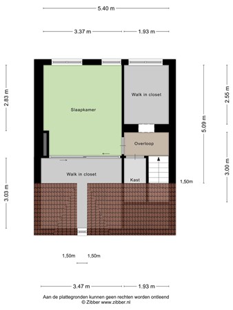 Floorplan - Kruisvaardersstraat 69, 5021 BB Tilburg