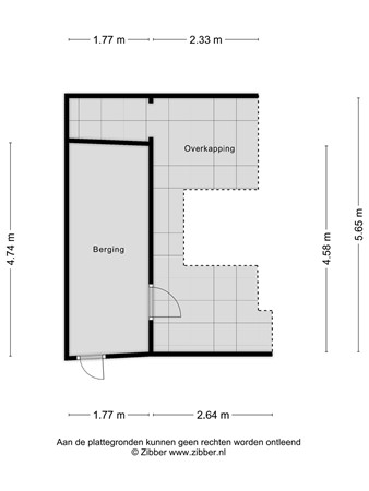 Floorplan - Kruisvaardersstraat 69, 5021 BB Tilburg