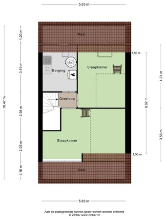 Floorplan - Rijperkerkpark 79, 5035 MH Tilburg