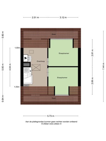 Floorplan - Arke Noëstraat 14, 5041 LM Tilburg