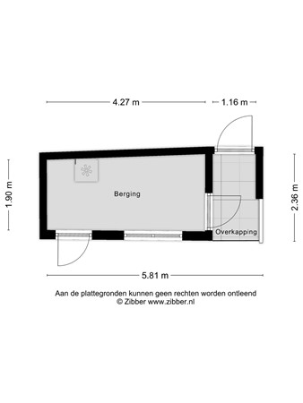 Floorplan - Arke Noëstraat 14, 5041 LM Tilburg