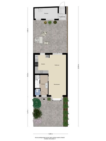 Floorplan - Arke Noëstraat 14, 5041 LM Tilburg