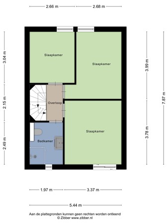 Floorplan - Tjalkstraat 4, 5017 LD Tilburg