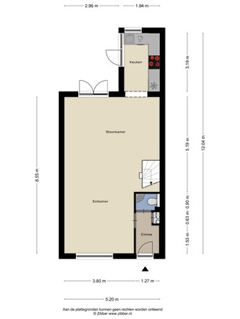 Floorplan - Weteringlaan 151, 5032 XZ Tilburg