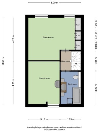 Floorplan - Weteringlaan 151, 5032 XZ Tilburg